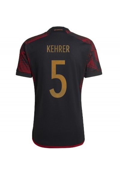 Fotbalové Dres Německo Thilo Kehrer #5 Venkovní Oblečení MS 2022 Krátký Rukáv